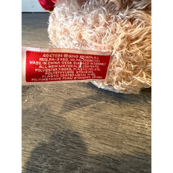 Macy's Thanksgiving Day Parade 2014 Bear Plush Toy by Gund Red Band Uniform - Picture 5 of 7